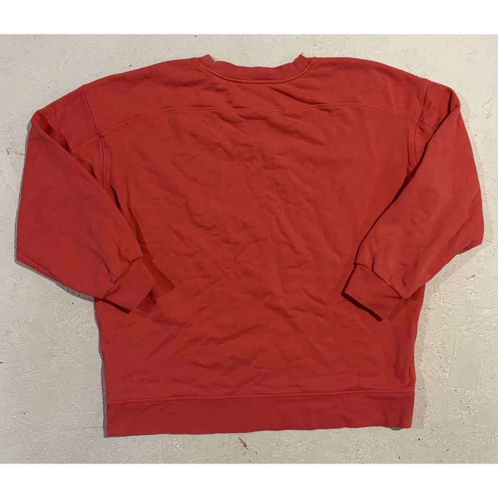 Lululemon Perfectly Oversized Crewneck Pullover Sweatshirt Hot Pink Purple 8 - Picture 8 of 8